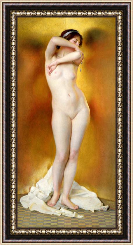 William McGregor Paxton Glow of Gold Gleam of Pearl Framed Print