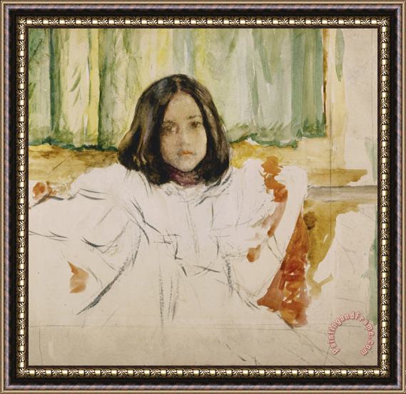 William Merritt Chase Alice Dieudonnee Framed Painting