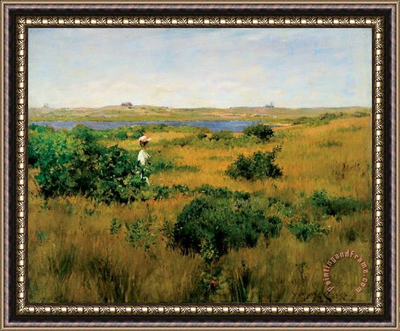 William Merritt Chase Summer at Shinnecock Hills Framed Painting