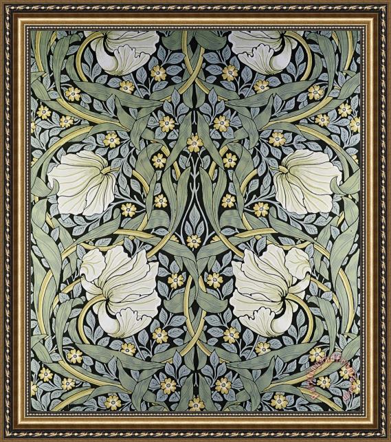 William Morris Pimpernel' Wallpaper Design Framed Print for sale ...