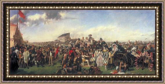 William Powell Frith The Derby Day Framed Painting