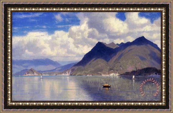 William Stanley Haseltine Lago Maggiore Framed Print