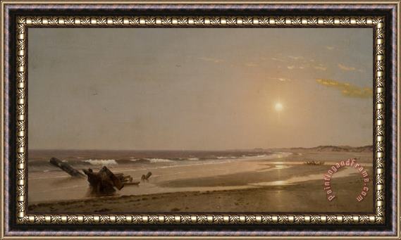 William Trost Richards Seascape Framed Painting