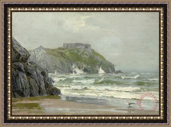 William Trost Richards Tenby, Wales Framed Painting
