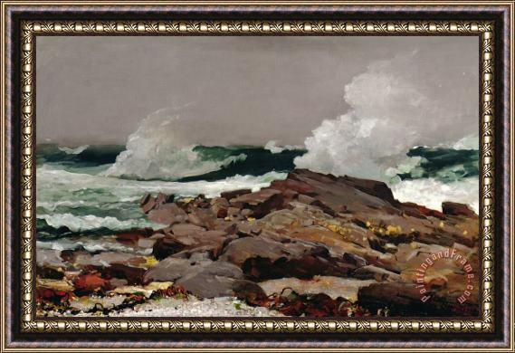Winslow Homer Eastern Point Framed Painting