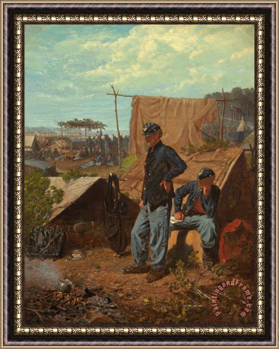 Winslow Homer Home, Sweet Home Framed Painting