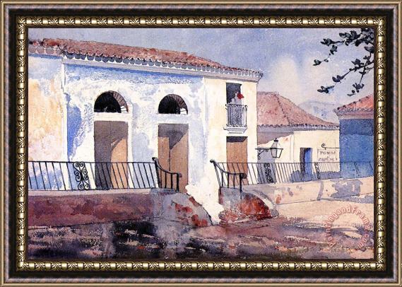 Winslow Homer House in Santiago Framed Painting