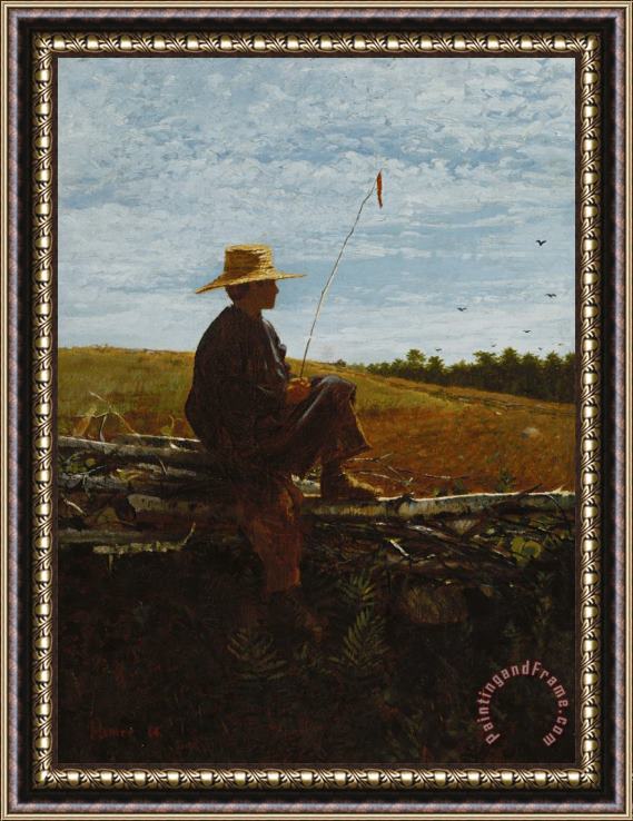 Winslow Homer On Guard Framed Print