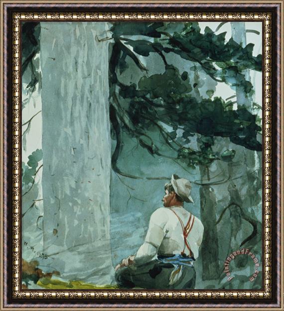 Winslow Homer The Guide Framed Print