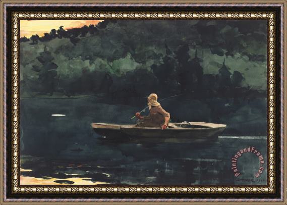 Winslow Homer The Rise Framed Print