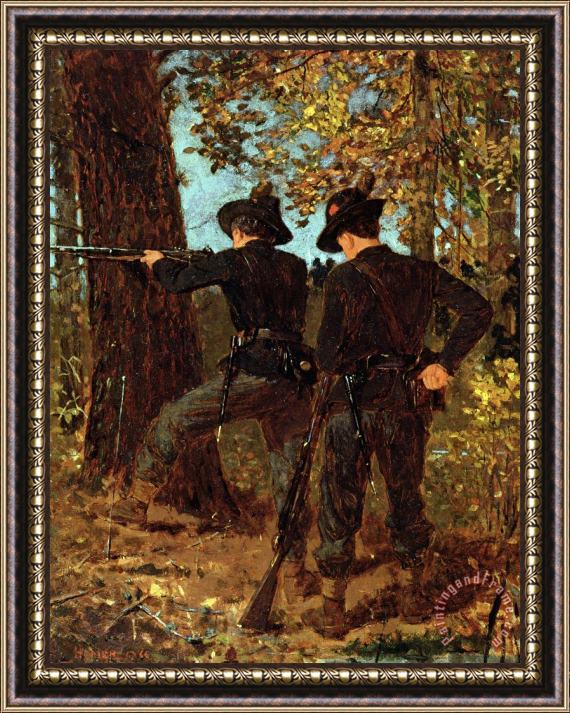 Winslow Homer The Sharpshooters Framed Painting