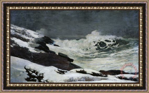 Winslow Homer Winter Coast Framed Print