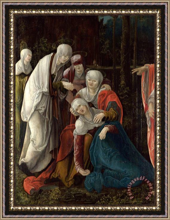 Wolf Huber Christ Taking Leave of His Mother Framed Print