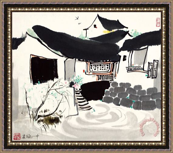 Wu Guanzhong Home Framed Painting