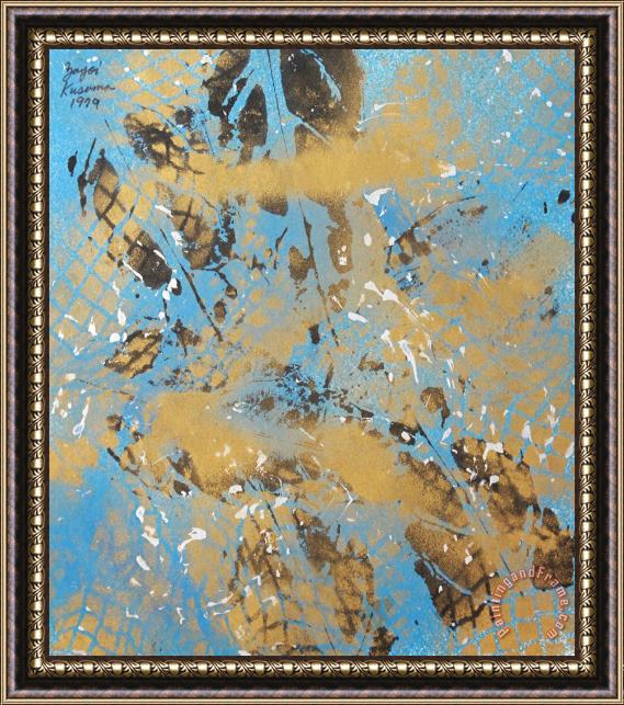 Yayoi Kusama Wind Over The Lake, 1979 Framed Painting