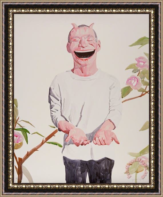 Yue Minjun Untitled (smile Ism No. 22), 2006 Framed Painting