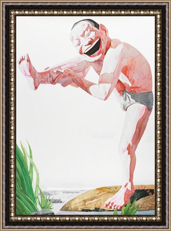 Yue Minjun Untitled (smile Ism No. 6), 2006 Framed Painting