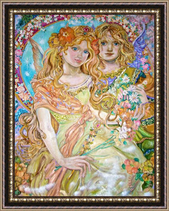 Yumi Sugai The Lovers of The Spring Angel Framed Painting