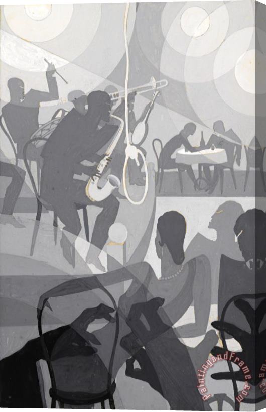 Aaron Douglas Charleston Stretched Canvas Painting / Canvas Art