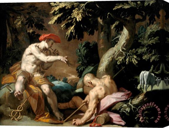 Abraham Bloemaert Mercury, Argus And Io Stretched Canvas Painting / Canvas Art