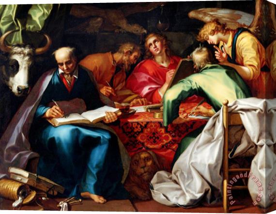 Abraham Bloemaert The Four Evangelists Stretched Canvas Painting / Canvas Art