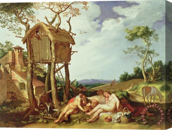 Abraham Bloemaert The Parable of the Wheat and the Tares Stretched Canvas Painting / Canvas Art