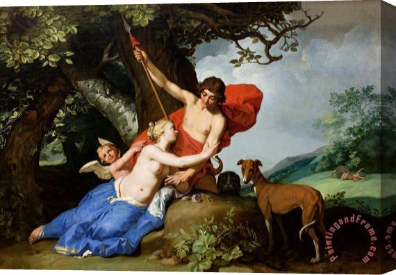 Abraham Bloemaert Venus And Adonis Stretched Canvas Painting / Canvas Art