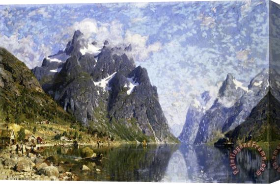 Adelsteen Normann Hardanger Fjord, Norway Stretched Canvas Painting / Canvas Art