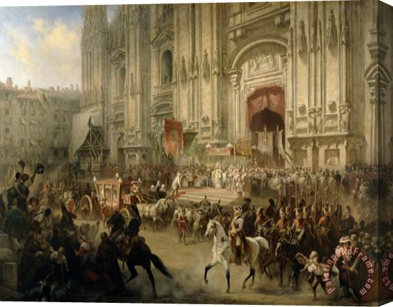 Adolf Jossifowitsch Charlemagne Ceremonial Reception Stretched Canvas Painting / Canvas Art