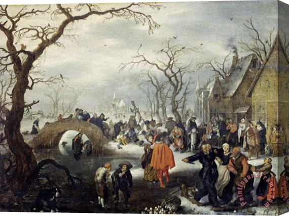 Adriaen Pietersz. van de Venne Shrove Tuesday in The Country Stretched Canvas Painting / Canvas Art