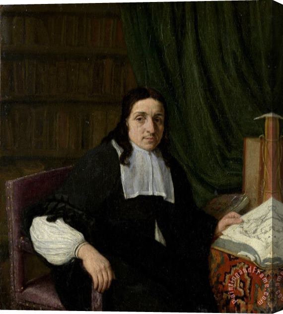 Adriaen Van Ostade Portrait of a Scholar Stretched Canvas Painting / Canvas Art