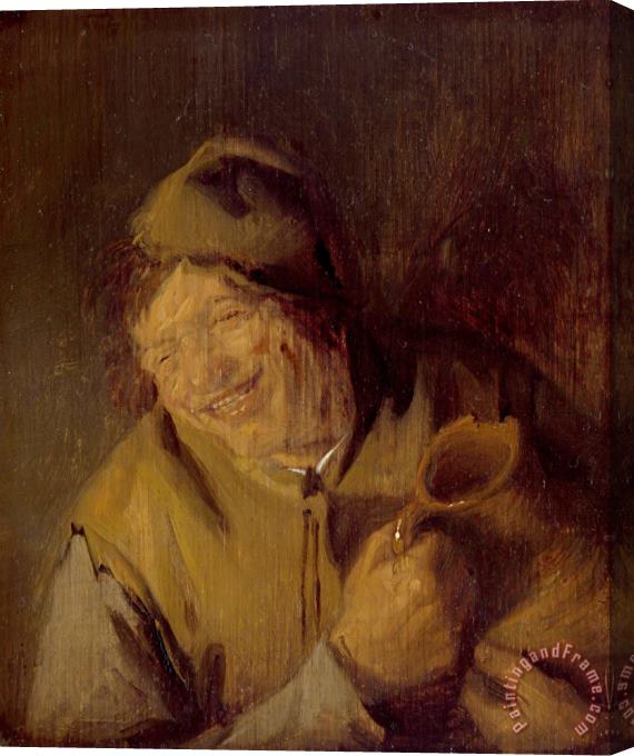 Adriaen Van Ostade The Merry Peasant Stretched Canvas Print / Canvas Art