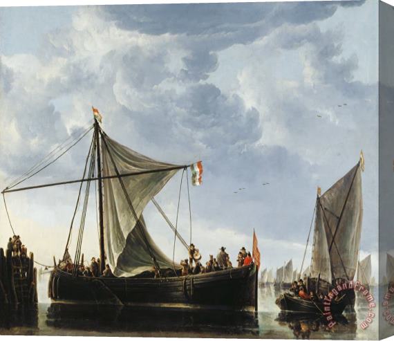 Aelbert Cuyp The Passage Boat Stretched Canvas Print / Canvas Art