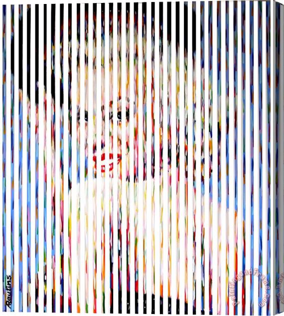 Agris Rautins Marilyn Monroe Stretched Canvas Painting / Canvas Art