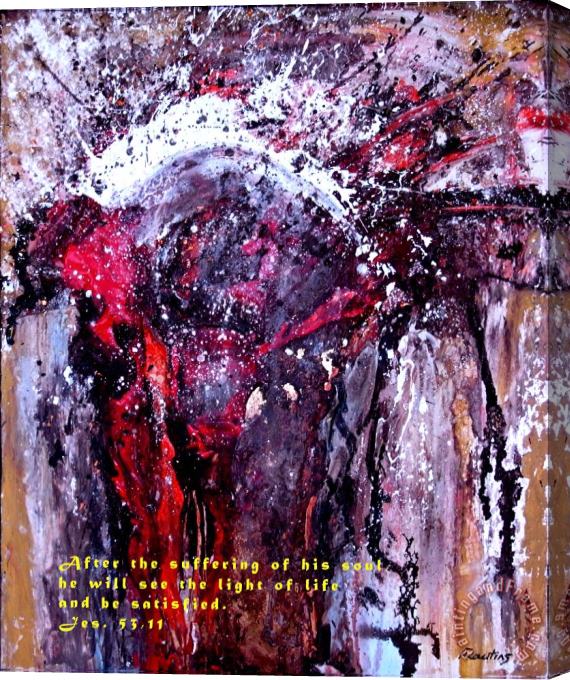 Agris Rautins The Martyrdom 2 Stretched Canvas Print / Canvas Art