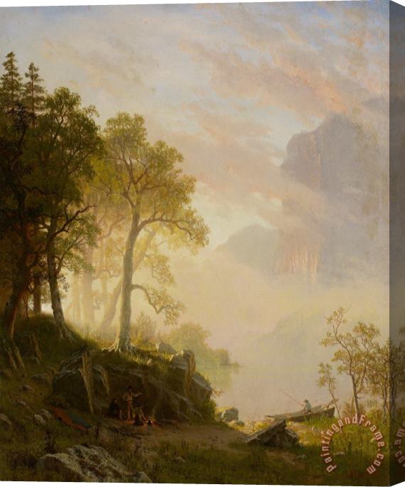 Albert Bierstadt The Merced River In Yosemite Stretched Canvas Print / Canvas Art