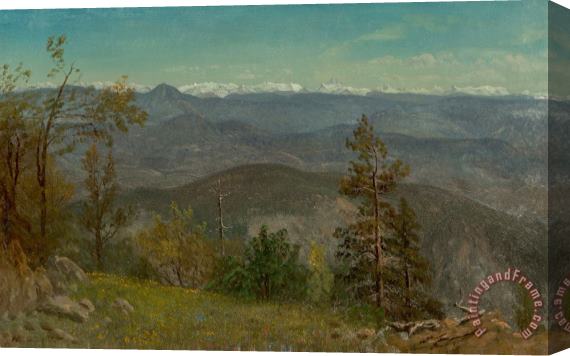Albert Bierstadt Yosemite Valley, California Stretched Canvas Print / Canvas Art