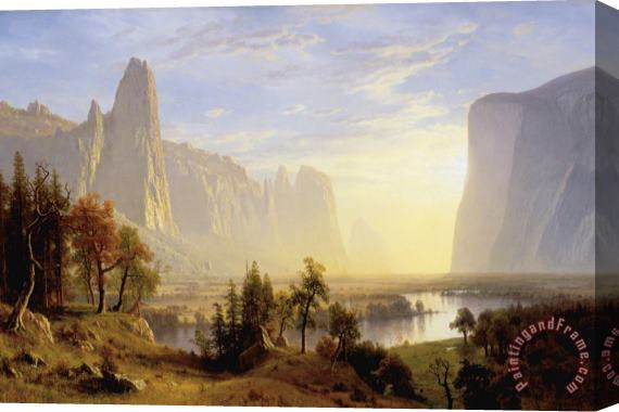 Albert Bierstadt Yosemite Valley Stretched Canvas Painting / Canvas Art