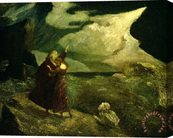 Albert Pinkham Ryder The Tempest Stretched Canvas Painting / Canvas Art