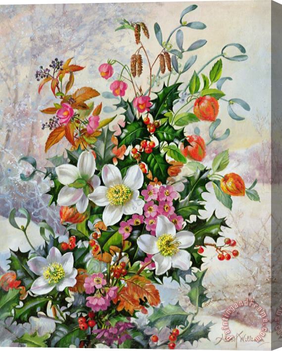 Albert Williams A Winter Wonderland Stretched Canvas Print / Canvas Art