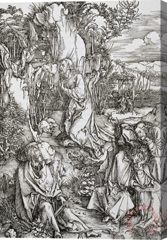 Albrecht Durer Agony in The Garden Stretched Canvas Painting / Canvas Art