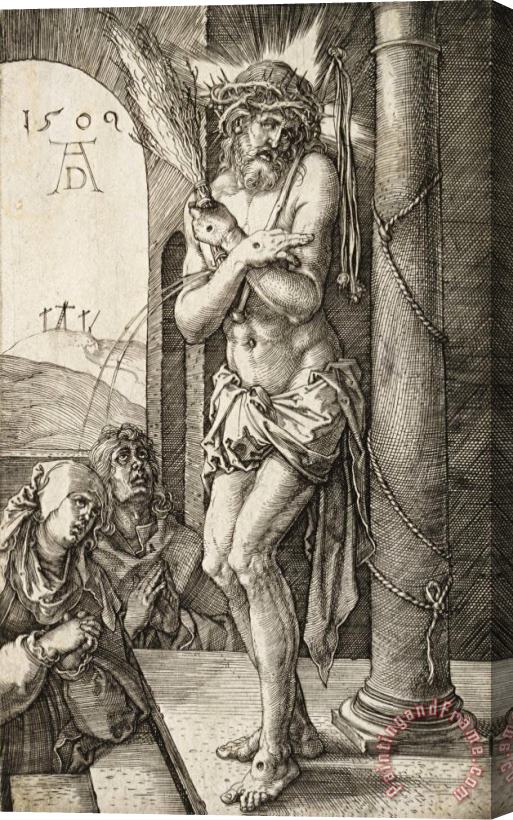 Albrecht Durer Man of Sorrows Stretched Canvas Painting / Canvas Art
