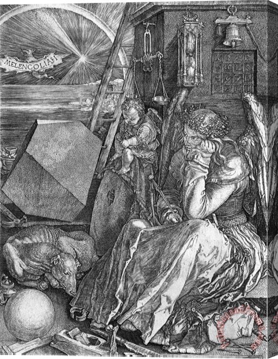 Albrecht Durer Melencolia I Stretched Canvas Painting / Canvas Art
