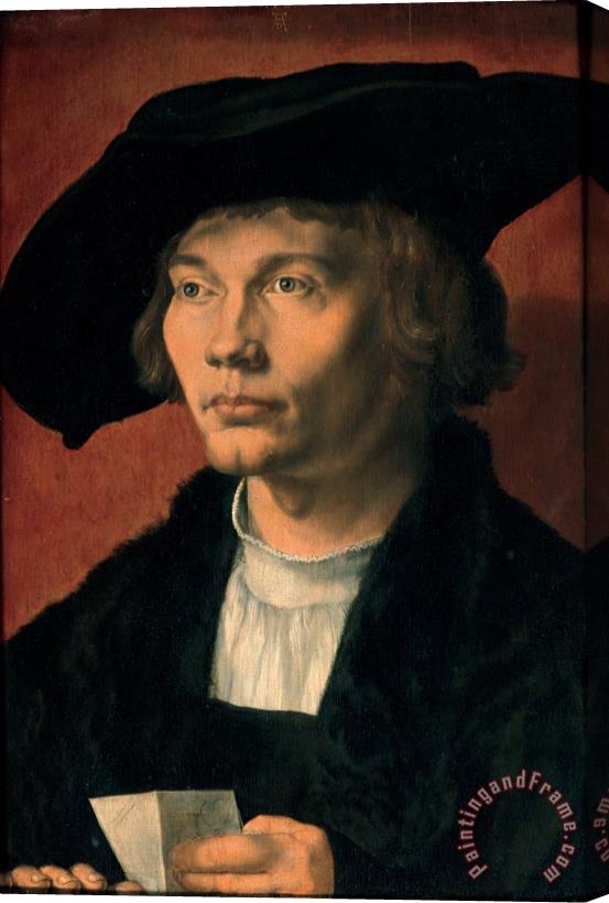 Albrecht Durer Portrait of Bernhard Von Reesen Stretched Canvas Painting / Canvas Art
