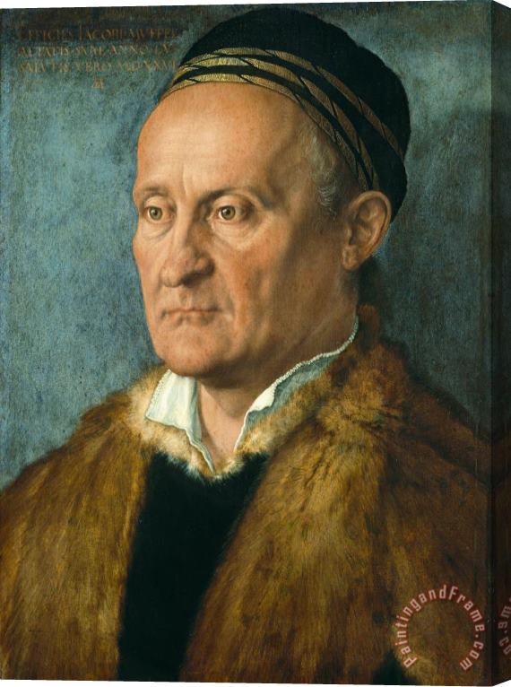 Albrecht Durer Portrait Of Jakob Muffel Stretched Canvas Print / Canvas Art