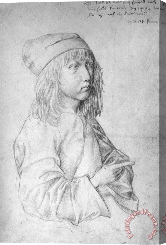 Albrecht Durer Self Portrait at 13 Stretched Canvas Painting / Canvas Art
