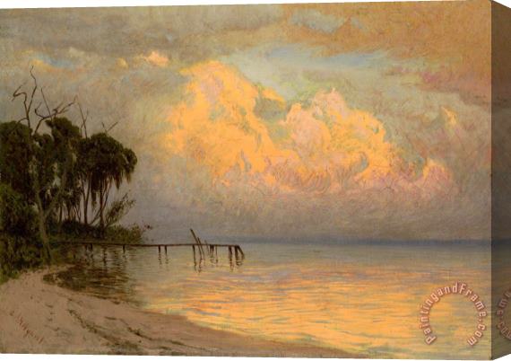 Alexander Helwig Wyant Florida Sunset, C. 1885 1892 Stretched Canvas Print / Canvas Art
