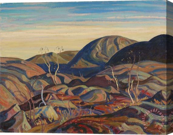 Alexander Young Jackson Precambrian Hills Stretched Canvas Print / Canvas Art