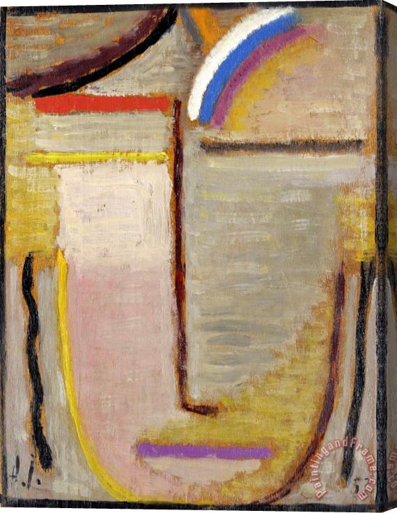 Alexei Jawlensky Abstract Head Stretched Canvas Print / Canvas Art