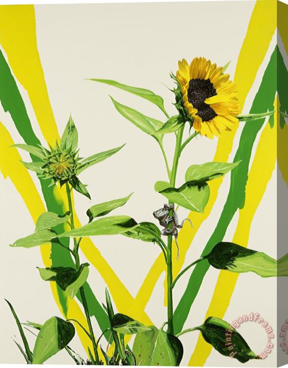 Alexis Rockman Sunflowers Stretched Canvas Painting / Canvas Art